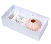 Peach Italian Bone China Aromatherapy Diffuser with Butterfly Top